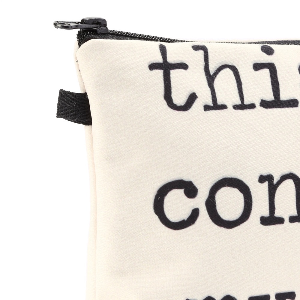 Slogan Print Cosmetic Bag - Picture 3 of 6